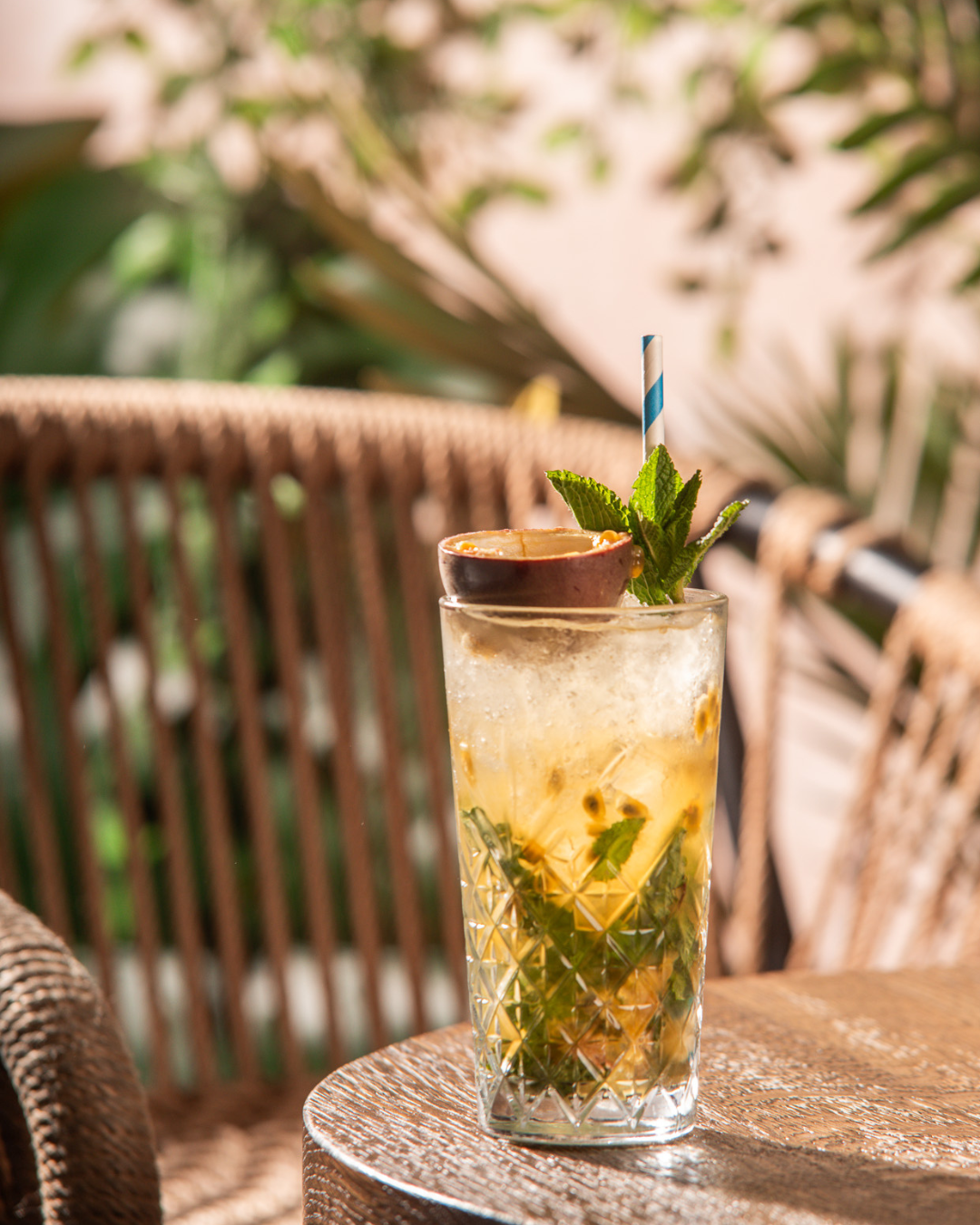 Passionfruit Mojito Royal Cocktail at Turtle Bay Happy Hour