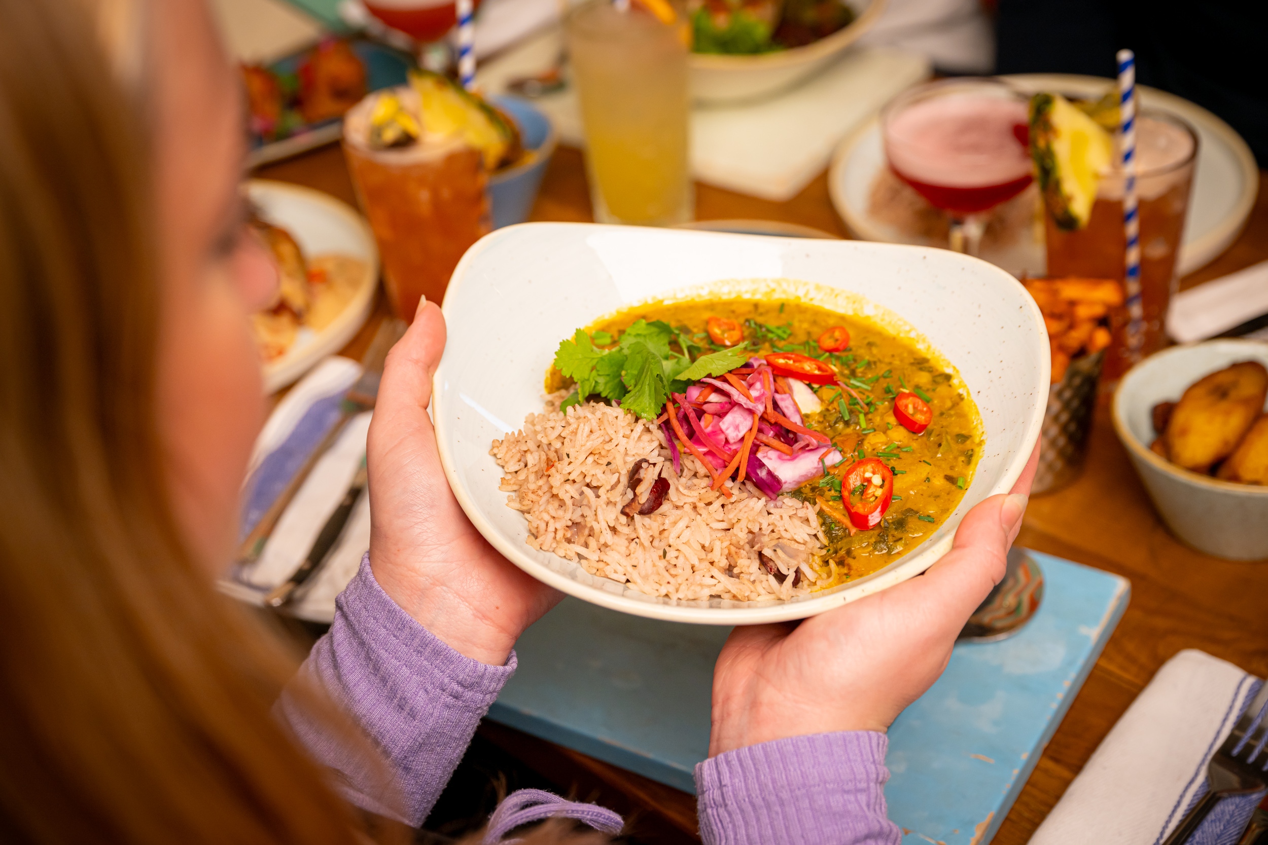 Chickpea callaloo Curry veganuary