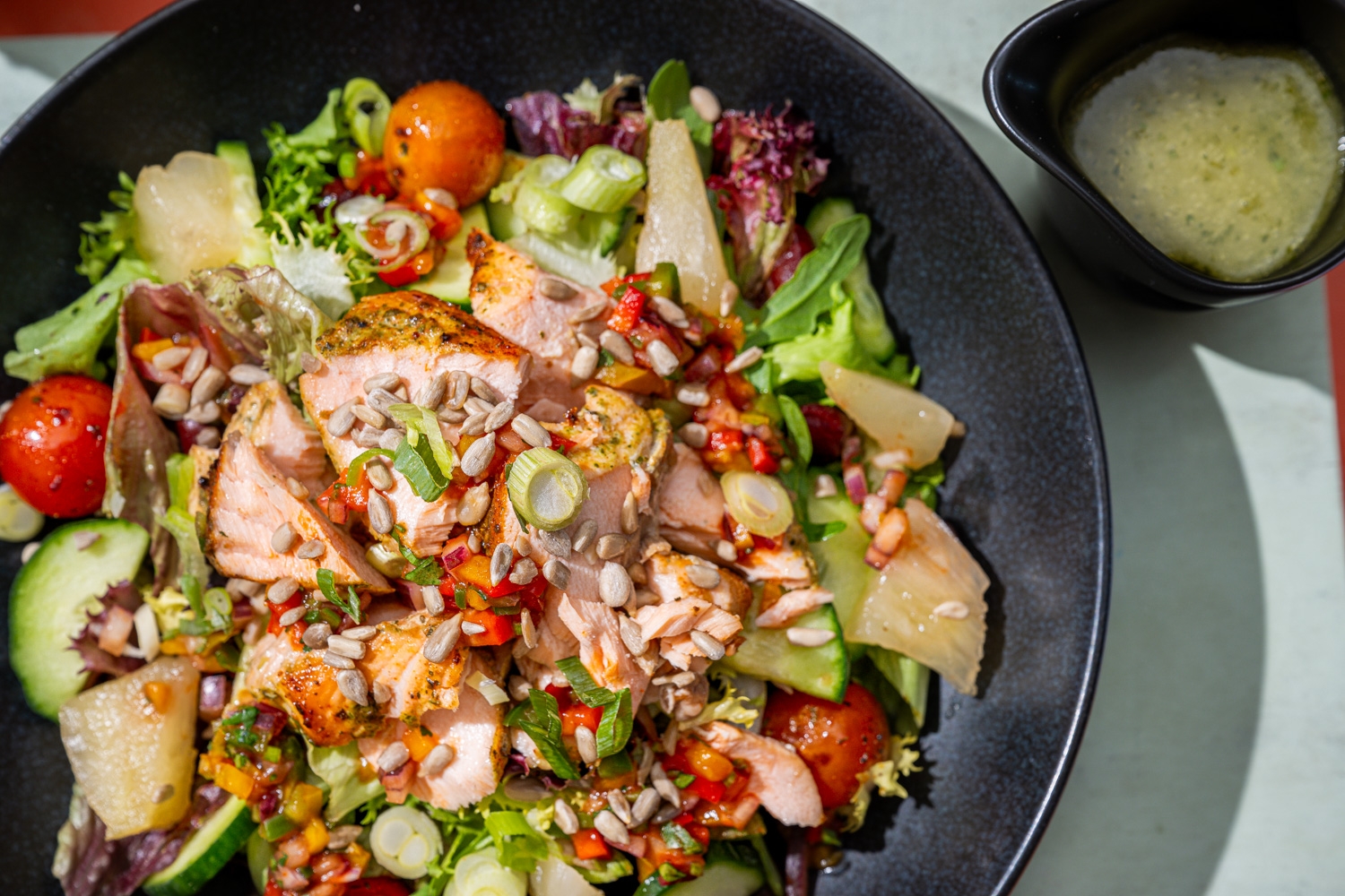 Superfood Salad with salmon