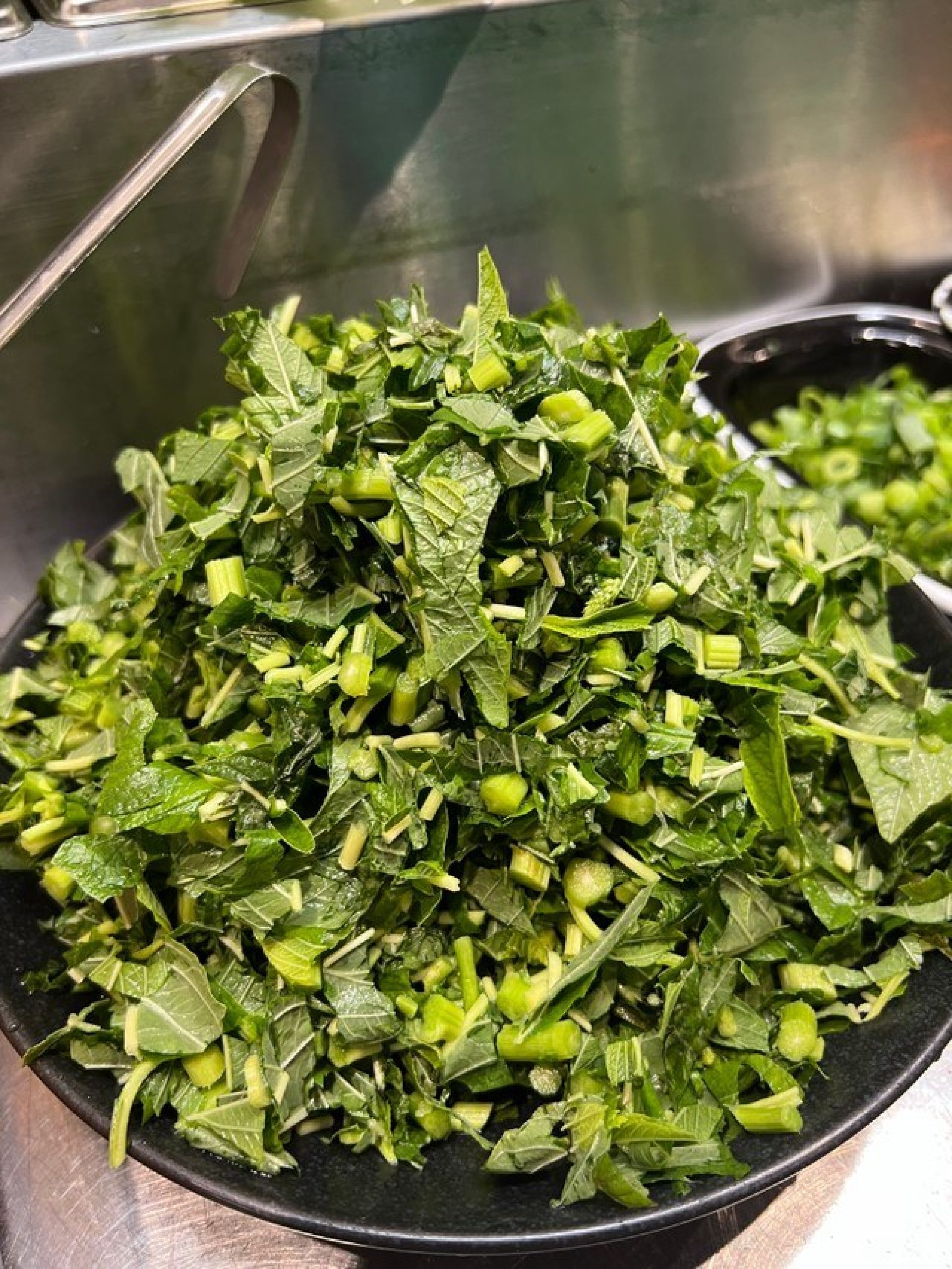 Callaloo chopped