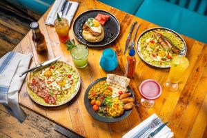 Brunch Dishes With Cocktails - Turtle Bay's new menu