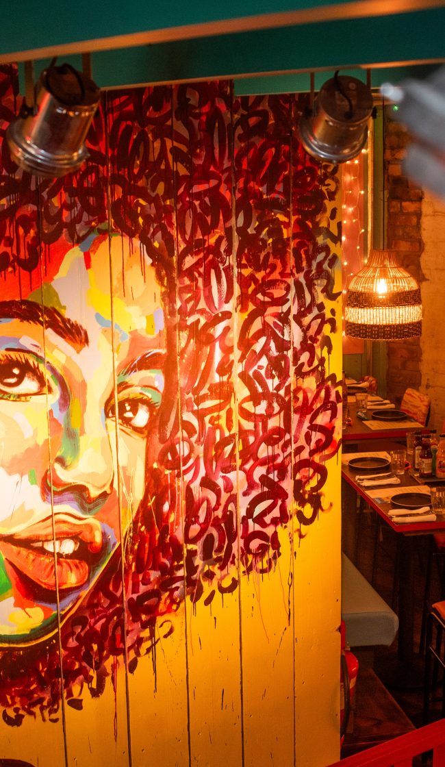 Liverpool Vic St Interior Girl Mural 3