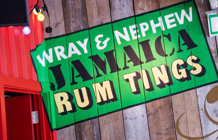 Turtle Bay Newcastle Jamaica Rum sign