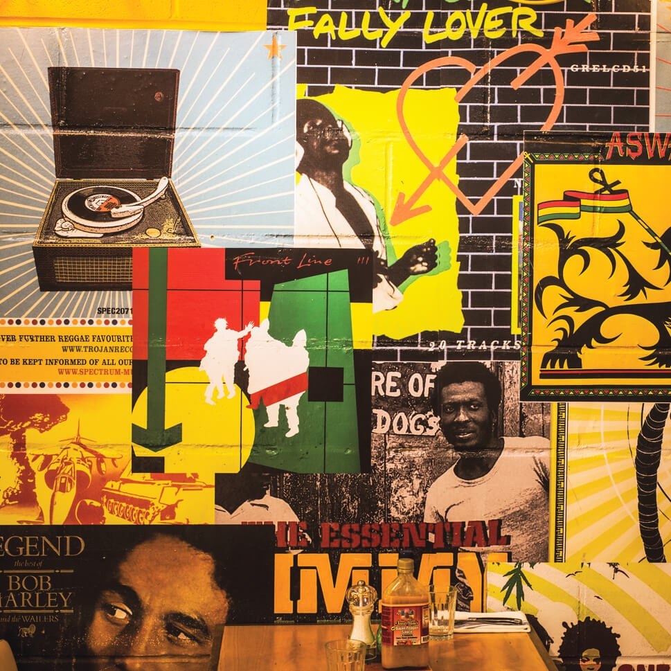 Music poster wall