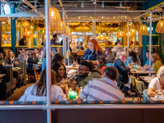 Busy restaurant