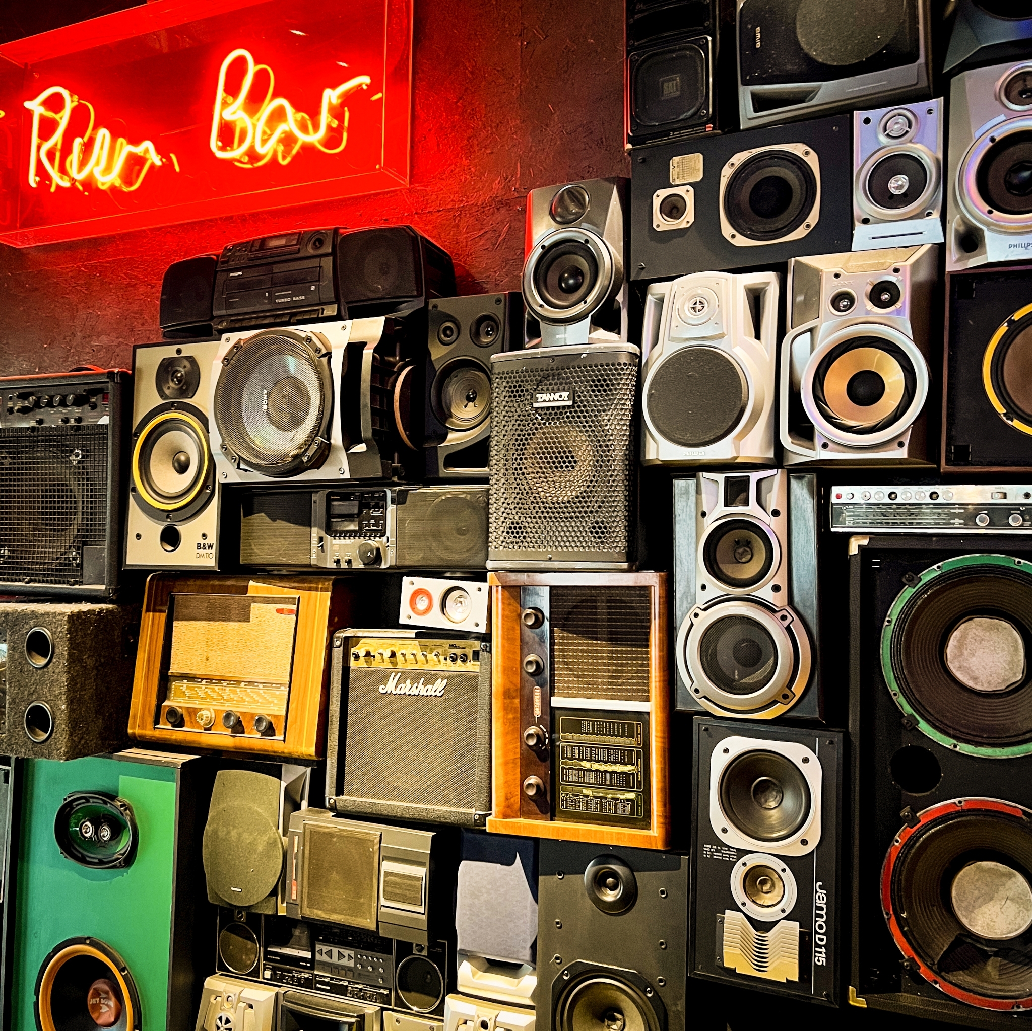 Speaker wall